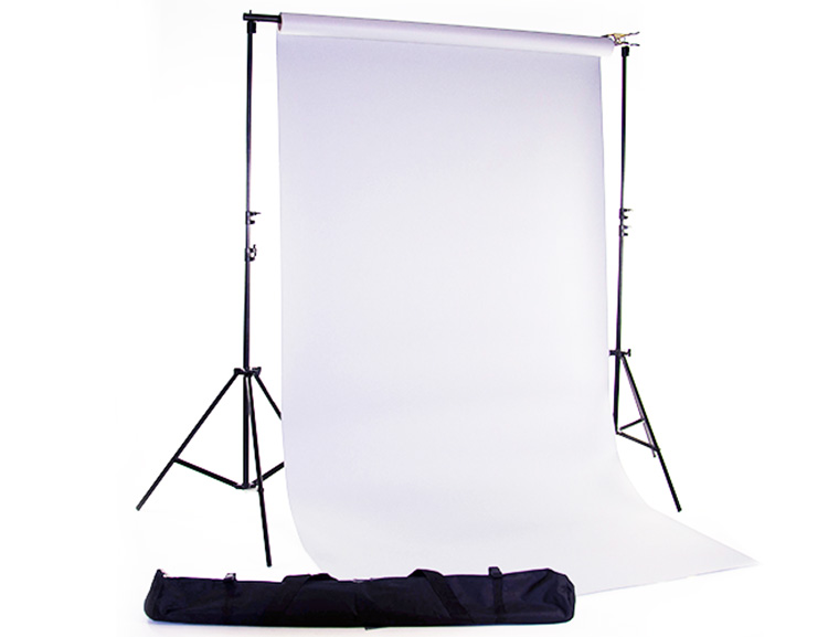 super white seamless paper backdrop